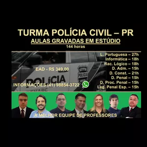 Curso Curso Completo para a Polícia Civil do Estado do Paraná
