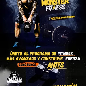 Imagen de portada para Ebook Monster Fitness - Programa de Fuerza de 12 Semanas