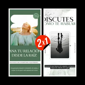 Imagen de portada para Ebook KIT EMOCIONAL – “Sana tu relación desde la raíz + Discutes como te hablaron”