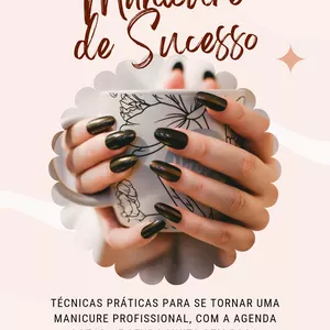 Imagem de capa para o Ebook Manicure de Sucesso 