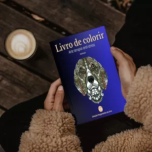 Imagem de capa para o Ebook Coleção Pergaminho da Arte : Livro de Colorir - Animais