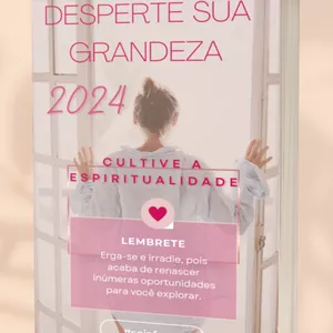 Imagem de capa para o Ebook Mantras de prosperidade para 2024