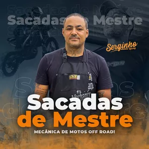 Imagem de capa para o Curso online Sacadas de Mestre - Curso de Mecânica de Motos Off Road