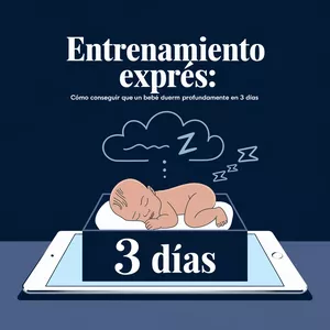 Imagen de portada para Curso online Entrenamiento exprés: cómo conseguir que un bebé duerma profundamente en 3 días