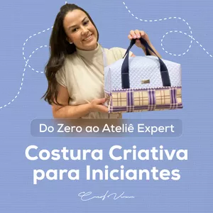 Imagem de capa para o Curso online Curso de Costura Criativa para Iniciantes