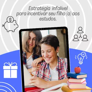 Imagem de capa para o Ebook Mãe, deixa eu ler! Estratégia  infalível para incentivar seu filho(a) aos estudos.