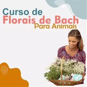 Imagem de capa para o Curso online O Curso de Florais de Bach para Animais
