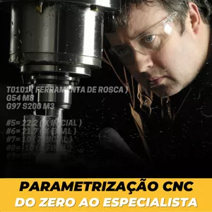Imagem de capa para o Curso online PARAMETRIZAÇÃO CNC PRO