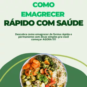 Imagem de capa para o Ebook Como emagrecer rápido com SAÚDE