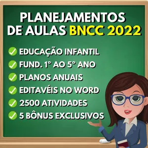 Imagem do curso Planejamentos de aulas - BNCC 2022