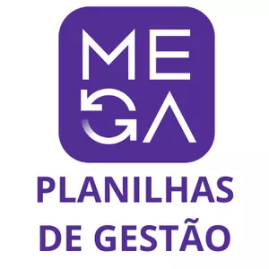 Imagem de capa para o Ebook MEGA - Planilhas de Gestão
