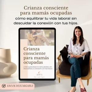 Imagen de portada para Ebook Crianza consciente para mamás ocupadas