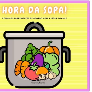 Imagem de capa para o Ebook HORA DA SOPA - PRINCÍPIO ALFABÉTICO