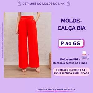Imagem de capa para o Curso online MOLDE CALÇA PANTALONA BIA 