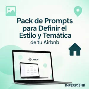 Imagen de portada para Curso online Pack de Prompts para Definir el Estilo y Temática de tu Airbnb