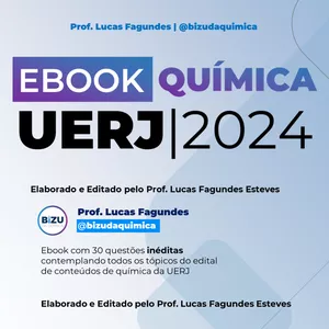 Imagem de capa para o Ebook EBOOK - 🔥 QUÍMICA PARA A UERJ 2024