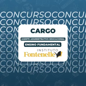 Imagem de PREPARATÓRIO CONCURSO APARECIDA - AGENTE ADMINISTRATIVO EDUCACIONAL (ENSINO FUNDAMENTAL) criado por Instituto na hotmart