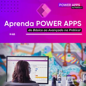 Imagem de capa para o Curso online POWER APPS Expert na Prática | 2026