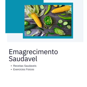 Imagem de capa para o Ebook EMAGRECER SAUDAVEL - SAUDE E BELEZA