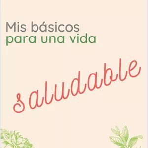 Imagen de portada para Ebook Mis básicos para una vida saludable