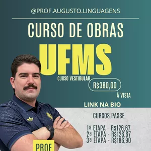 Imagem do curso Curso de Obras - UFMS - PSV - 2027