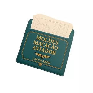 Imagem de capa para o Curso online MOLDES MACACÃO AVIADOR - 1 a 8 anos
