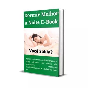 Imagem de capa para o Ebook E-Book Dormir Melhor a Noite