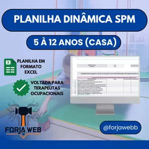 Imagem de capa para o Ebook Planilha Dinâmica SPM Casa (5 a 12 anos)