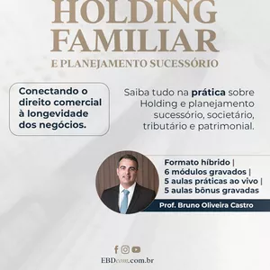 Imagem de capa para o Curso online Holding Familiar e Planejamento Sucessório