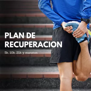 Imagen de portada para Ebook Plan de recuperación para 5 Km, 10 Km , 21Km y maratón