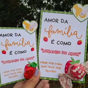 Imagem de capa para o Ebook CARTÃO FAMÍLIA – MORANGO DO AMOR 🍓