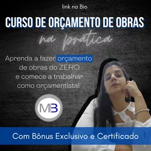 Imagem de capa para o Curso online CURSO DE ORÇAMENTO DE OBRAS - NA PRÁTICA