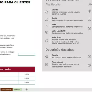 Imagem de capa para o Ebook Planilha Financeira Básica (Completa)   