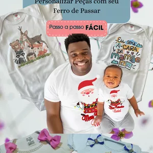 Imagem de capa para o Ebook Arte em Algodão: Guia Prático para Estampar e Personalizar Peças com seu Ferro de Passar