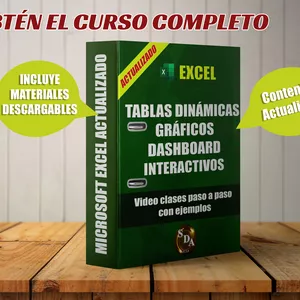 Imagen de portada para Curso online Curso de Tablas Dinámicas Gráficos y Dashboard 