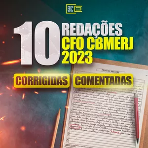 Imagem de capa para o Curso online Correção de Redação CFO CBMERJ 2023
