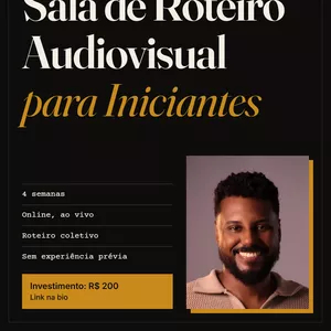 Imagem do curso SALA DE ROTEIRO AUDIOVISUAL PARA INICIANTES