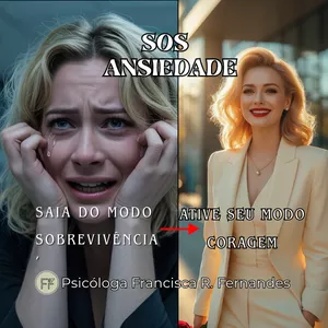 Imagem do curso SOS Ansiedade- “Saia do modo sobrevivência, ative seu modo coragem”.