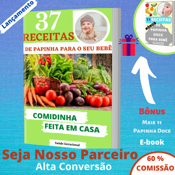 Imagem de 37 PAPINHAS PARA BEBÊ + 11 PAPINHAS DE BÔNUS  criado por Alexandra na hotmart
