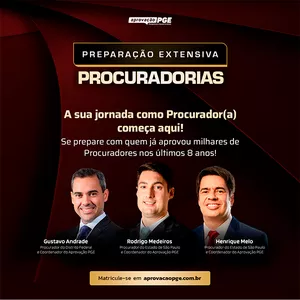 Imagem de capa para o Curso online PREPARAÇÃO EXTENSIVA PROCURADORIAS 2025