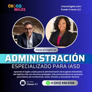 Imagen de portada para Curso online Administración de la Iglesia Adventista del Séptimo Día - Curso de Inglés Especializado