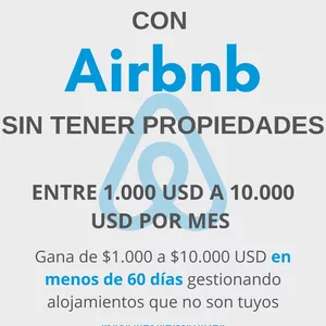 Imagen de portada para Ebook Sistema Airbnb paso a paso Desde Cero hasta 10.000 USD