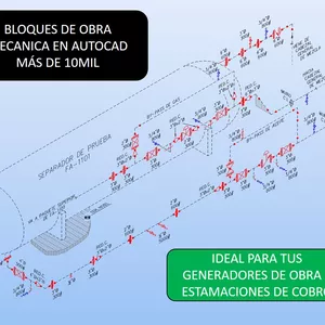 Imagen de portada para Ebook  BLOQUES DE OBJETOS PARA AUTOCAD  PARA OBRA MECANICA