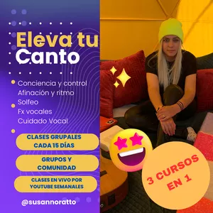 Imagen de portada para Curso online ELEVA TU CANTO