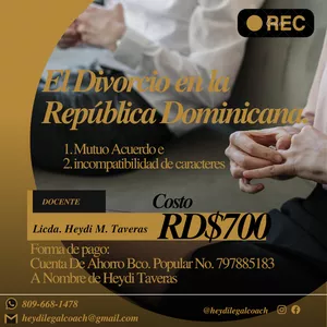 Miniatura oficial del curso Divorcio en la República Dominicana en Hotmart