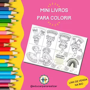 MINI LIVRO DE COLORIR - Educar para realizar | Hotmart