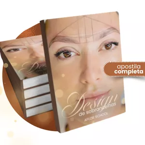 Imagem de capa para o Ebook Apostila de Design de Sobrancelhas Editável