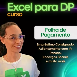 Imagem de capa para o Curso online Curso de Excel para Folha de Pagamento: Cálculos Trabalhistas na Prática