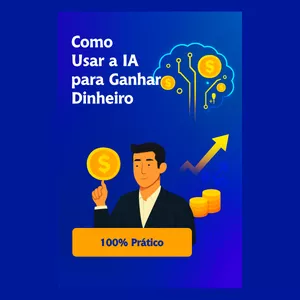 Imagem de capa para o Ebook COMO USAR A IA PARA GANHAR DINHEIRO 