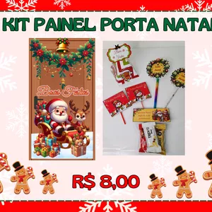 Imagem de capa para o Ebook 🎅🏻kit 2 Painel Porta Papai Noel🎅🏻